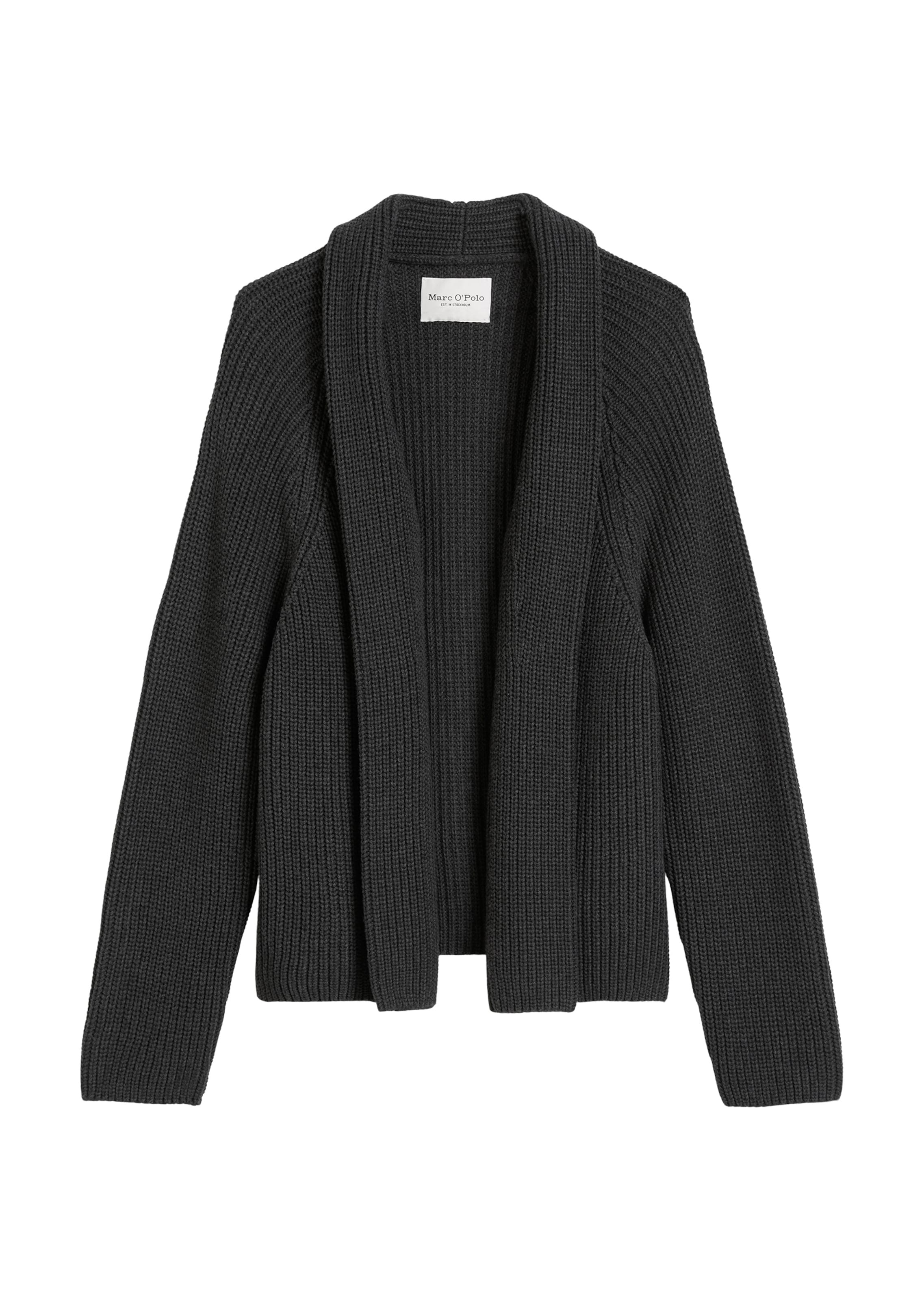 Marc O'Polo Вязаная кофта в Серый: спереди