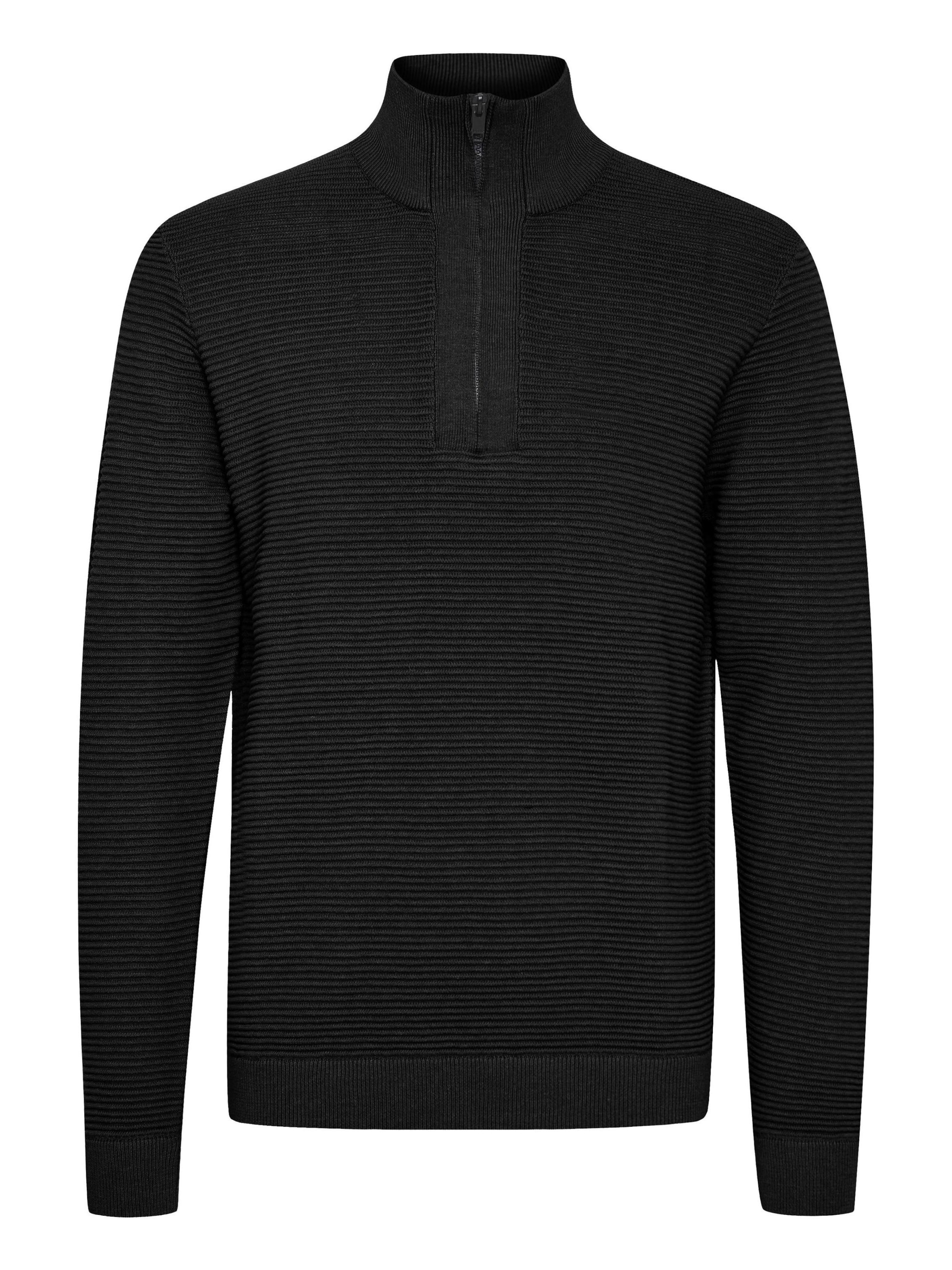 Pull-over !Solid en noir : devant