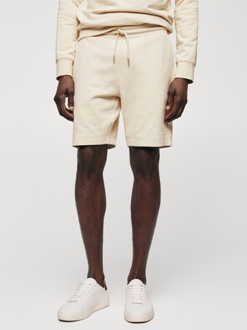 MANGO MAN Regular Shorts 'Funchal' in Beige: predná strana