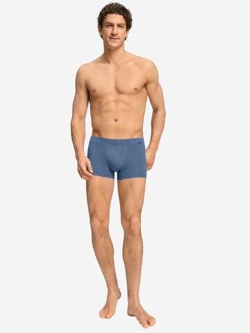 Hanro Boxershorts ' Cotton Essentials ' in Blauw