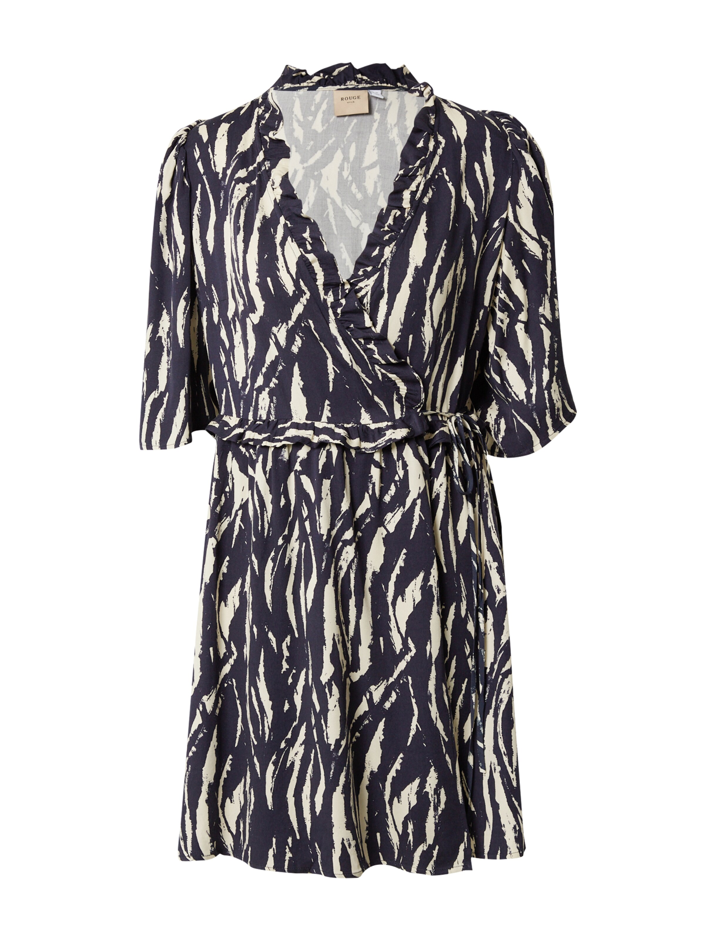 VILA ROUGE EDIT Šaty 'Kyra' – béžová: přední strana