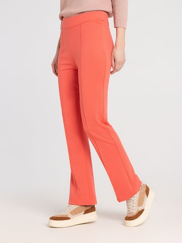 Regular Pantalon MORE & MORE en orange : devant