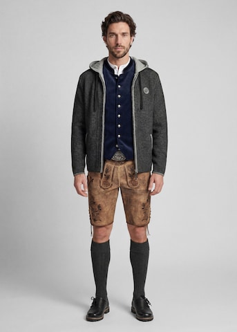 SPIETH & WENSKY Trachtenjacke Strickjacke 'Echo' in Grau