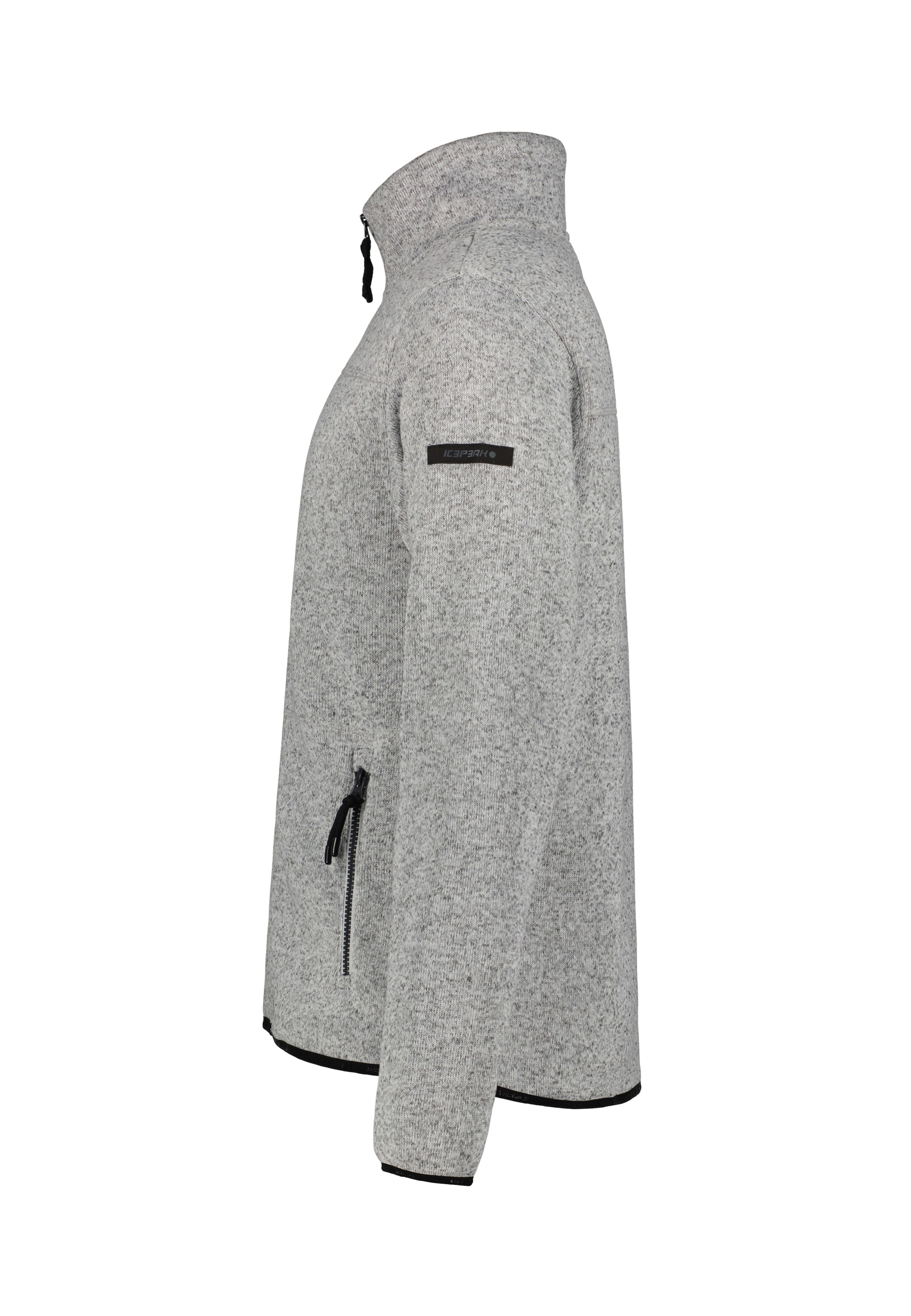 ICEPEAK Athletic Fleece Jacket in Grey