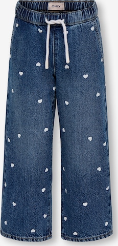 Only Mini Wide leg Τζιν 'KMGPIERCE' σε μπλε: μπροστά