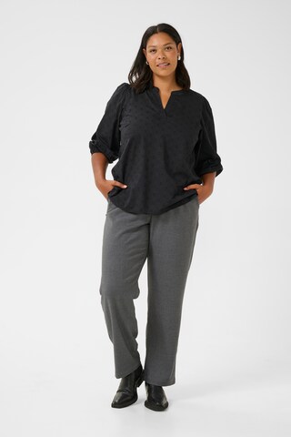 KAFFE CURVE Blouse 'Jolana' in Black