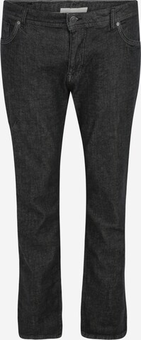 TOM TAILOR Men + Slimfit Jeans i sort: forside