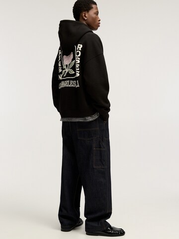 Sweat-shirt Pull&Bear en noir