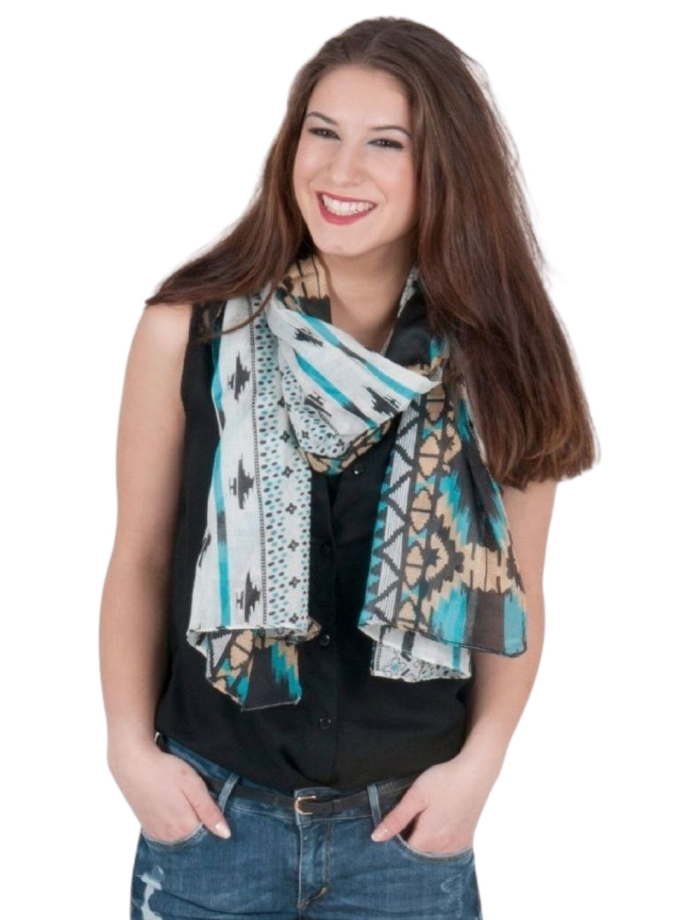 Sunsa Schal 'Sunsa'‌‌‌‌‌‌‌‌ in Blau