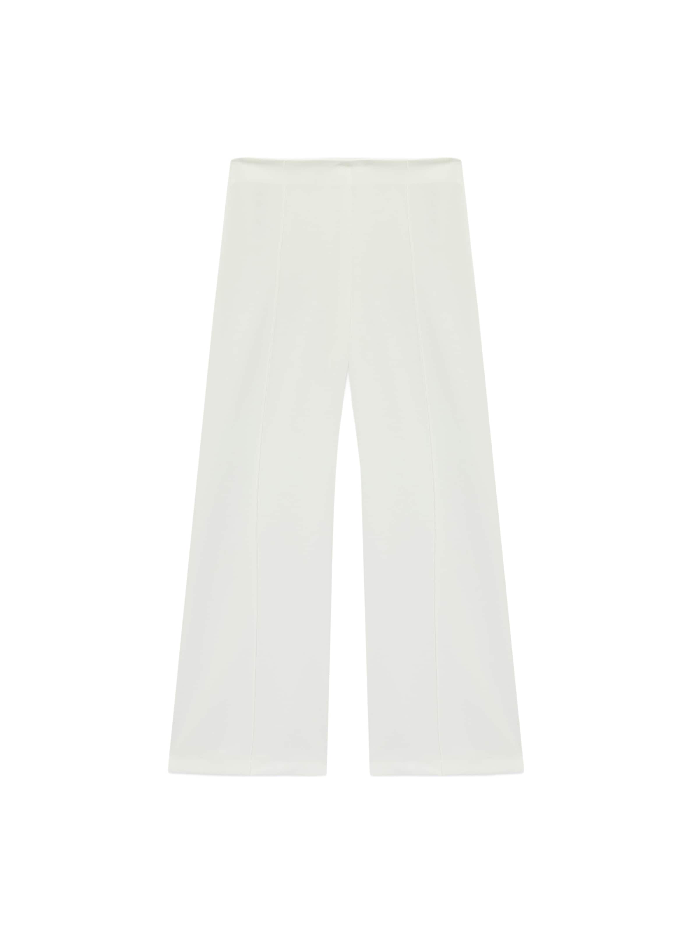 Koton Wide leg Broek in Wit: voorkant