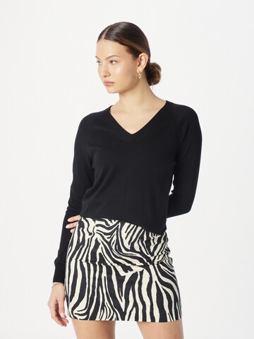 Banana Republic Sweater 'FOREVER' in Black: front