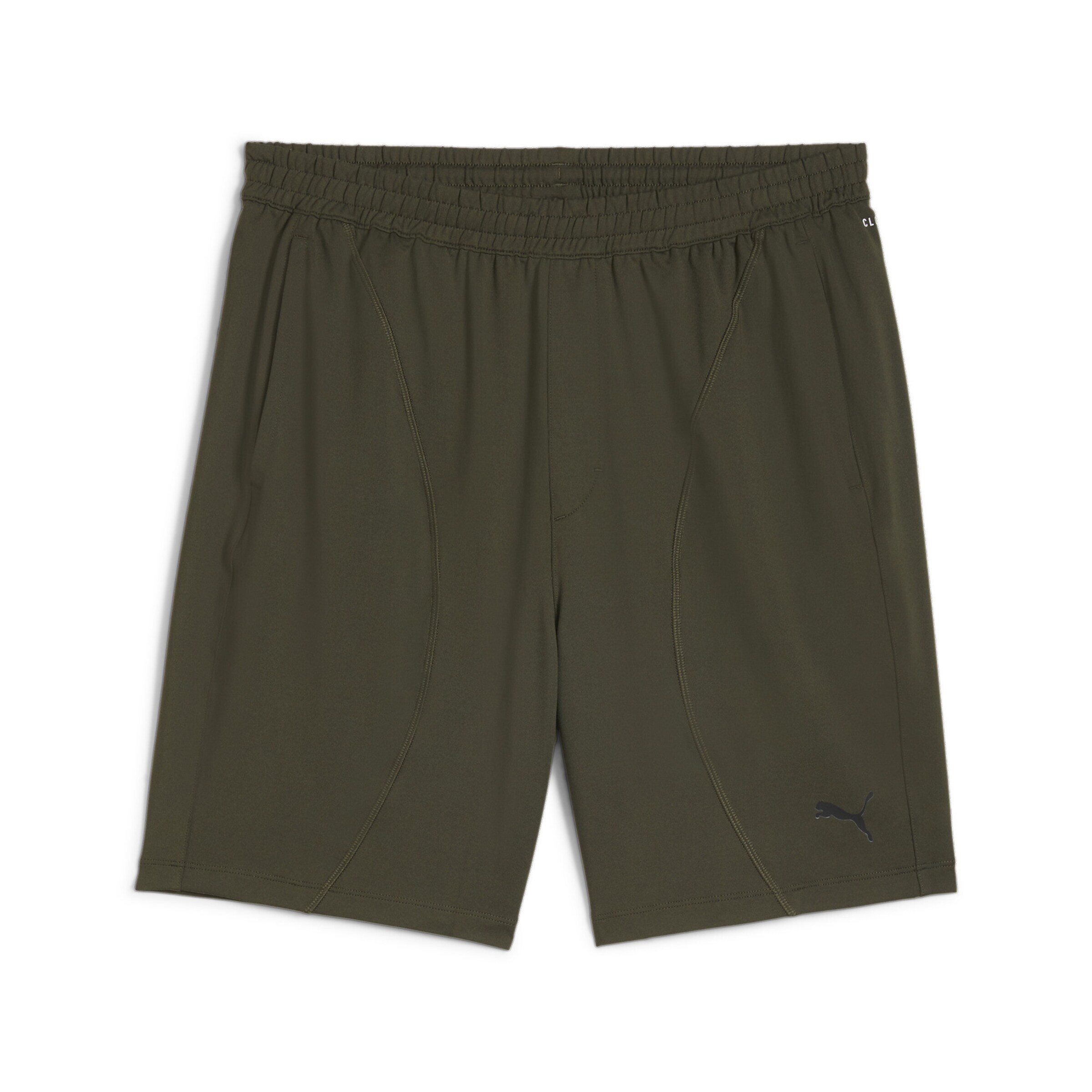 PUMA Workout Pants in Green: front