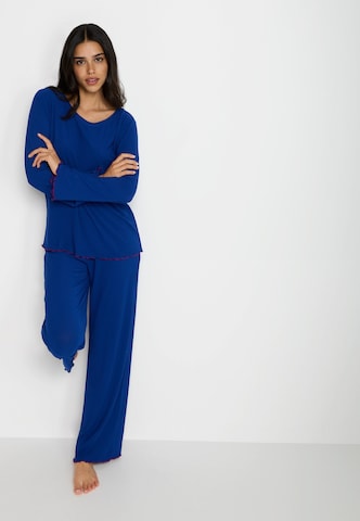 Pijama de la LSCN by LASCANA pe albastru