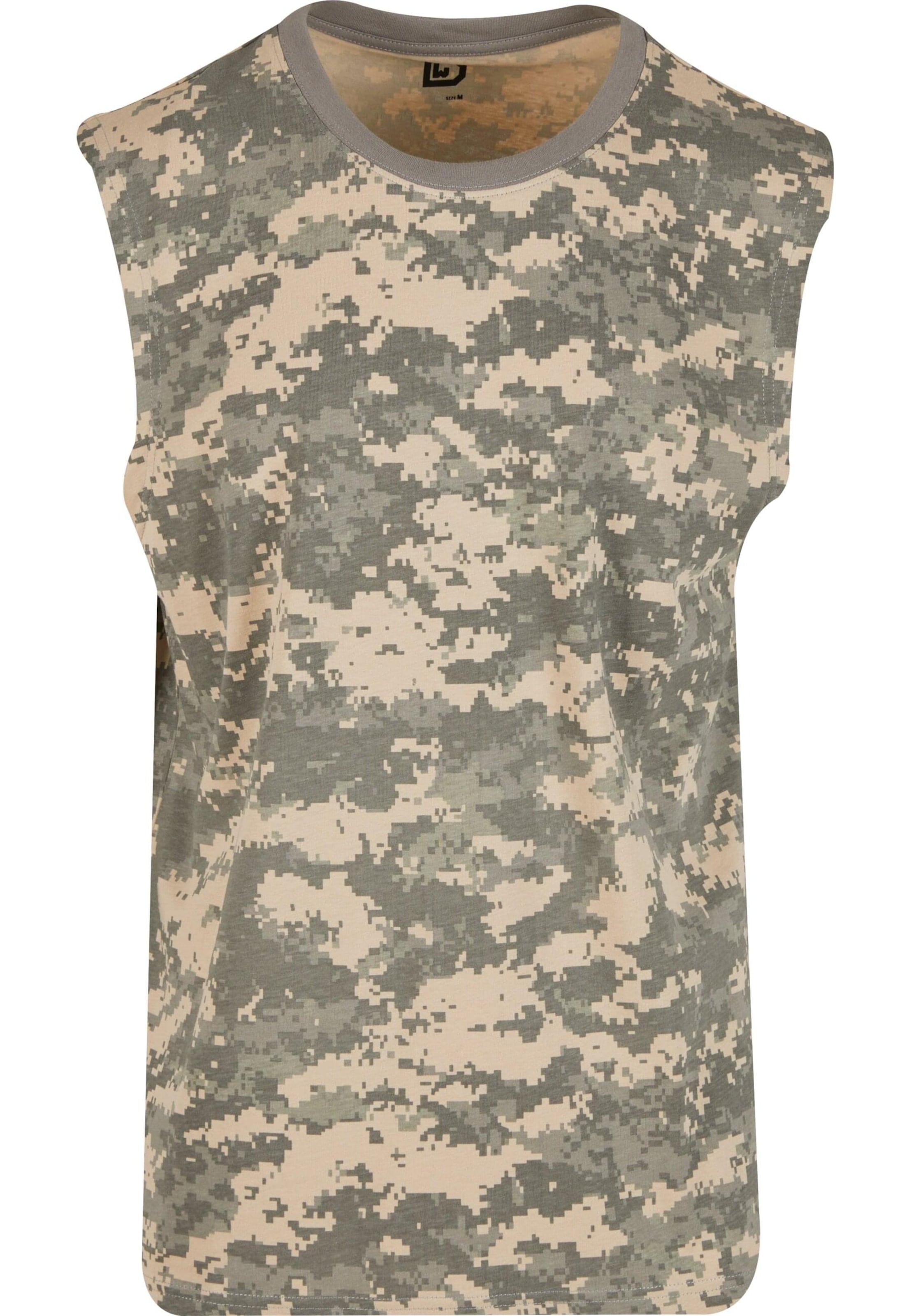 Brandit Tričko - Zelená: predná strana