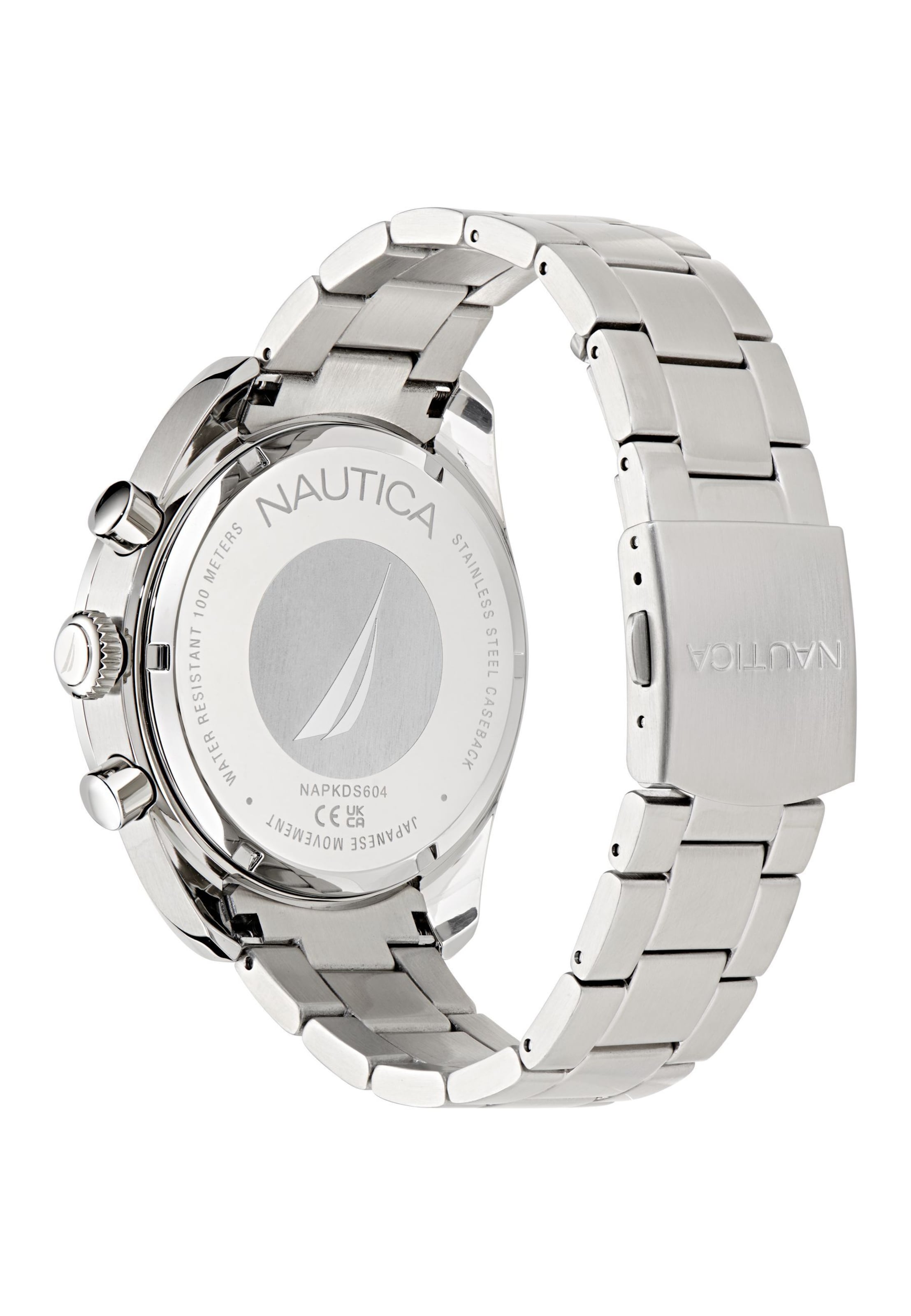 Montre à affichage analogique NAUTICA en argent