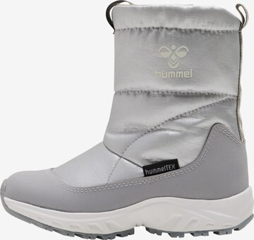 Bottes de neige Hummel en argent : devant