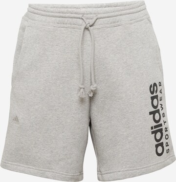 ADIDAS SPORTSWEAR Regular Workout Pants 'All Szn' in Grey: front