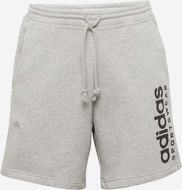 ADIDAS SPORTSWEAR Športne hlače | siva barva: sprednja stran