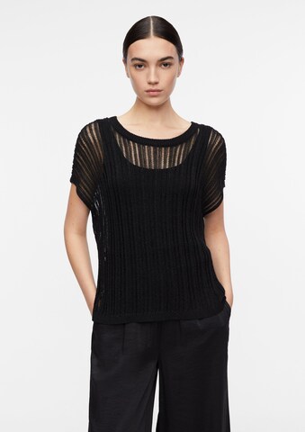 COMMA Pullover in Schwarz: Vorderseite