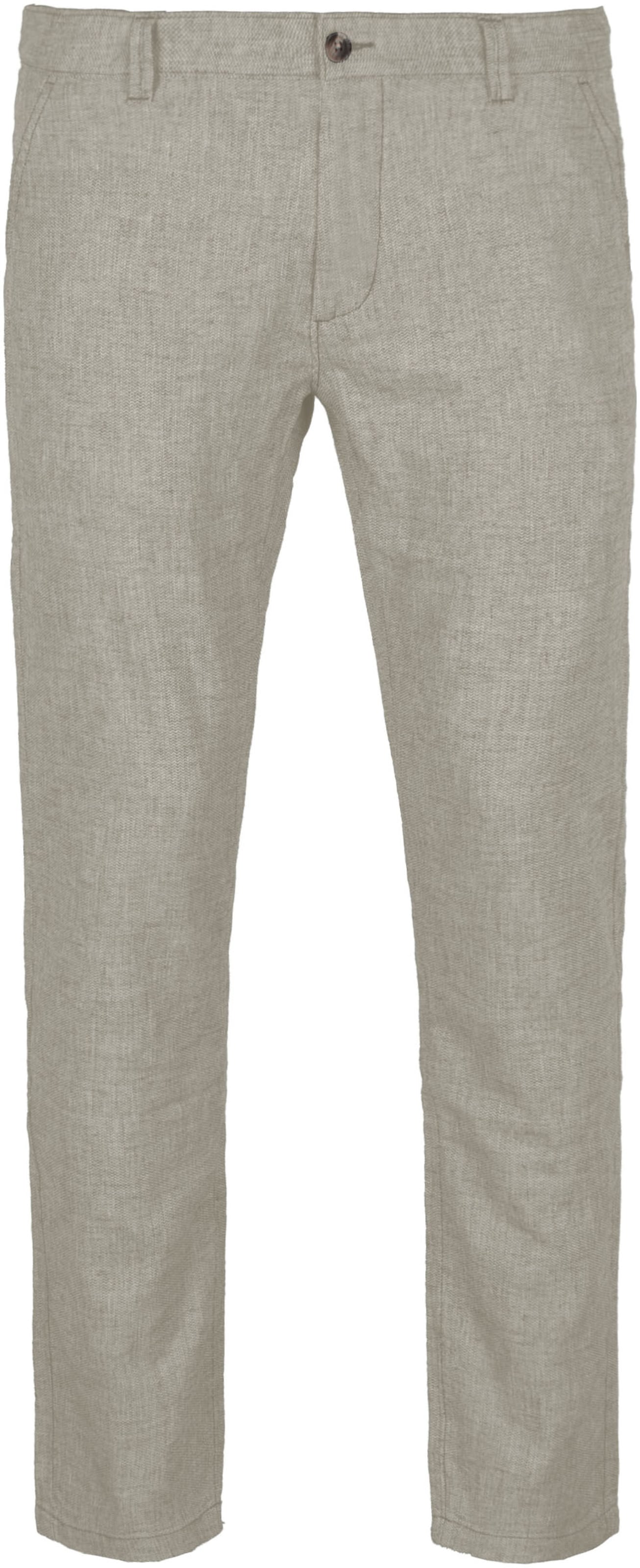 INDICODE JEANS Regular Chino Pants in Grey: front