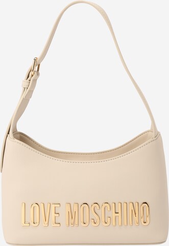 Love Moschino Skuldertaske 'Bold Love' i beige: forside