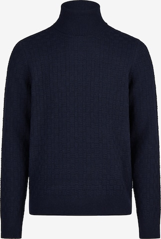 HECHTER PARIS Strickpullover 'Basic' in Blau: Vorderseite