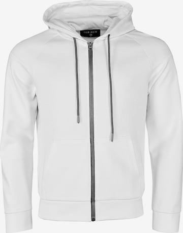 TOP GUN Between-Season Jacket 'TG22005' in White: front