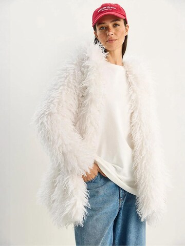 Bianco Lucci Wintermantel in Wit