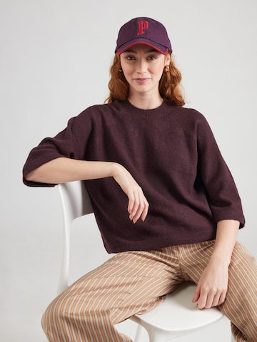 VERO MODA Πουλόβερ 'VMLefile' σε κόκκινο: μπροστά