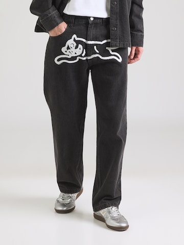 Billionaire Boys Club Широка кройка Дънки 'Ice Cream' в черно: отпред