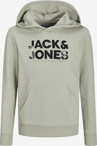 Sweat Jack & Jones Junior en vert : devant