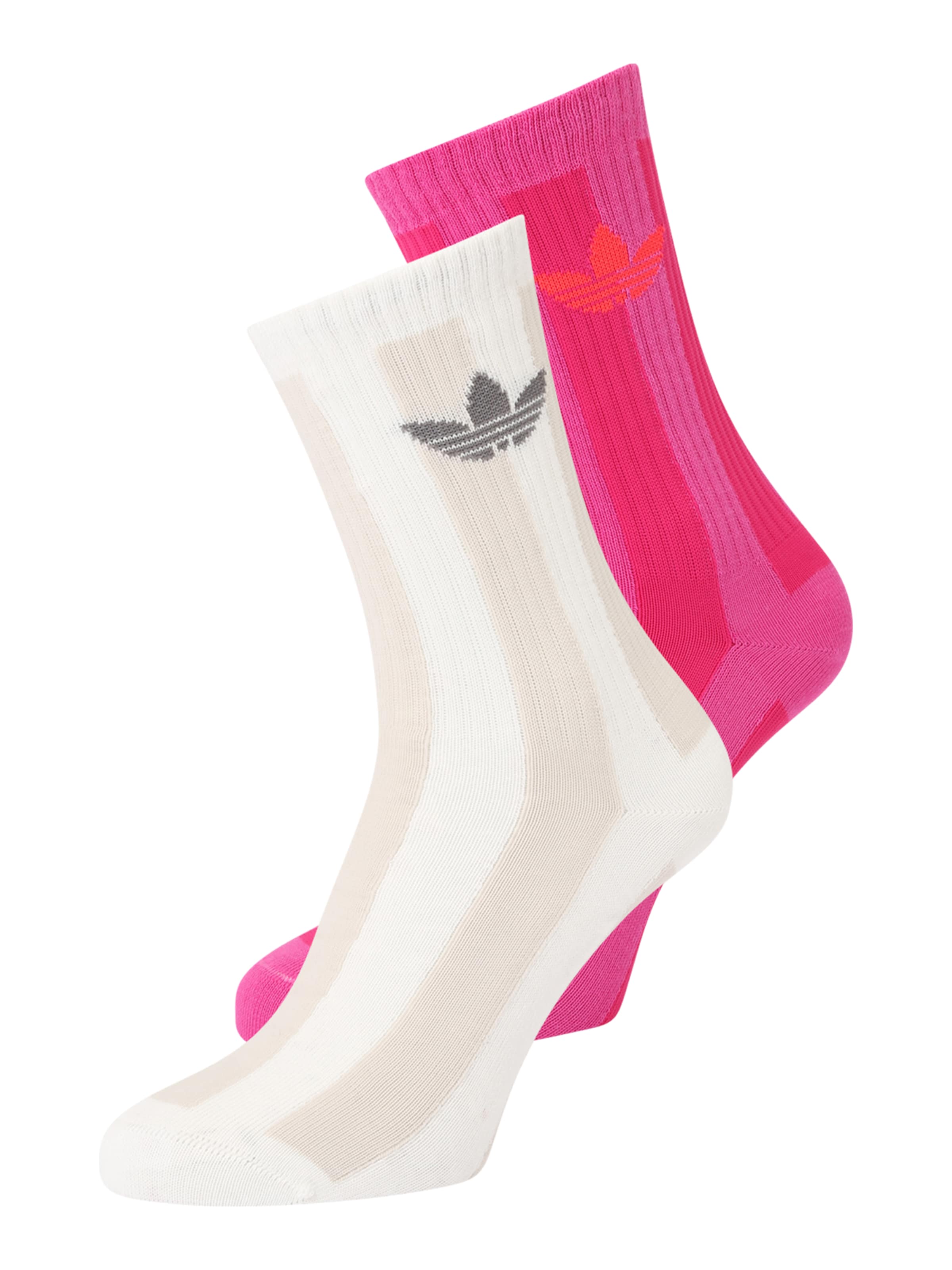 Chaussettes ADIDAS ORIGINALS en blanc : devant