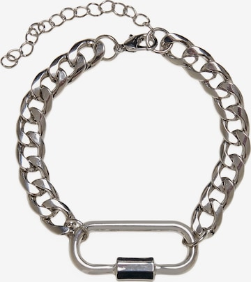 Braccialetto di Urban Classics in argento: frontale