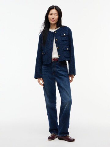 TOMMY HILFIGER Tussenjas in Blauw