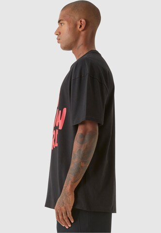 9N1M SENSE Shirt 'Keep Fashion Weird' in Zwart