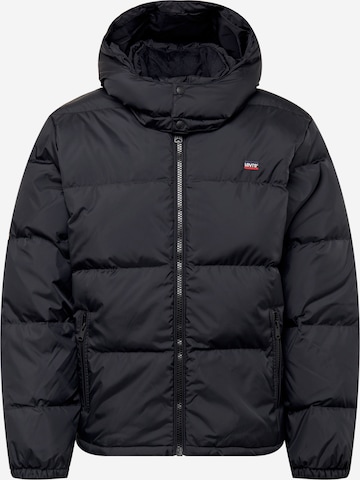 LEVI'S ® Téli dzseki 'Hooded Fillmore Short Jacket' - fekete: elől