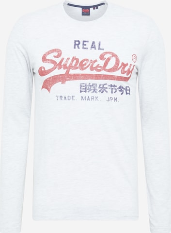 T-Shirt Superdry en blanc : devant