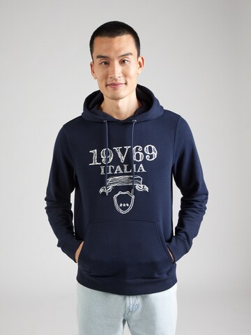 19V69 ITALIA Sweatshirt 'MATTEO' i blå: forside