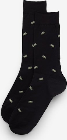 IUMAN Intimissimi Uomo Socks in Black: front