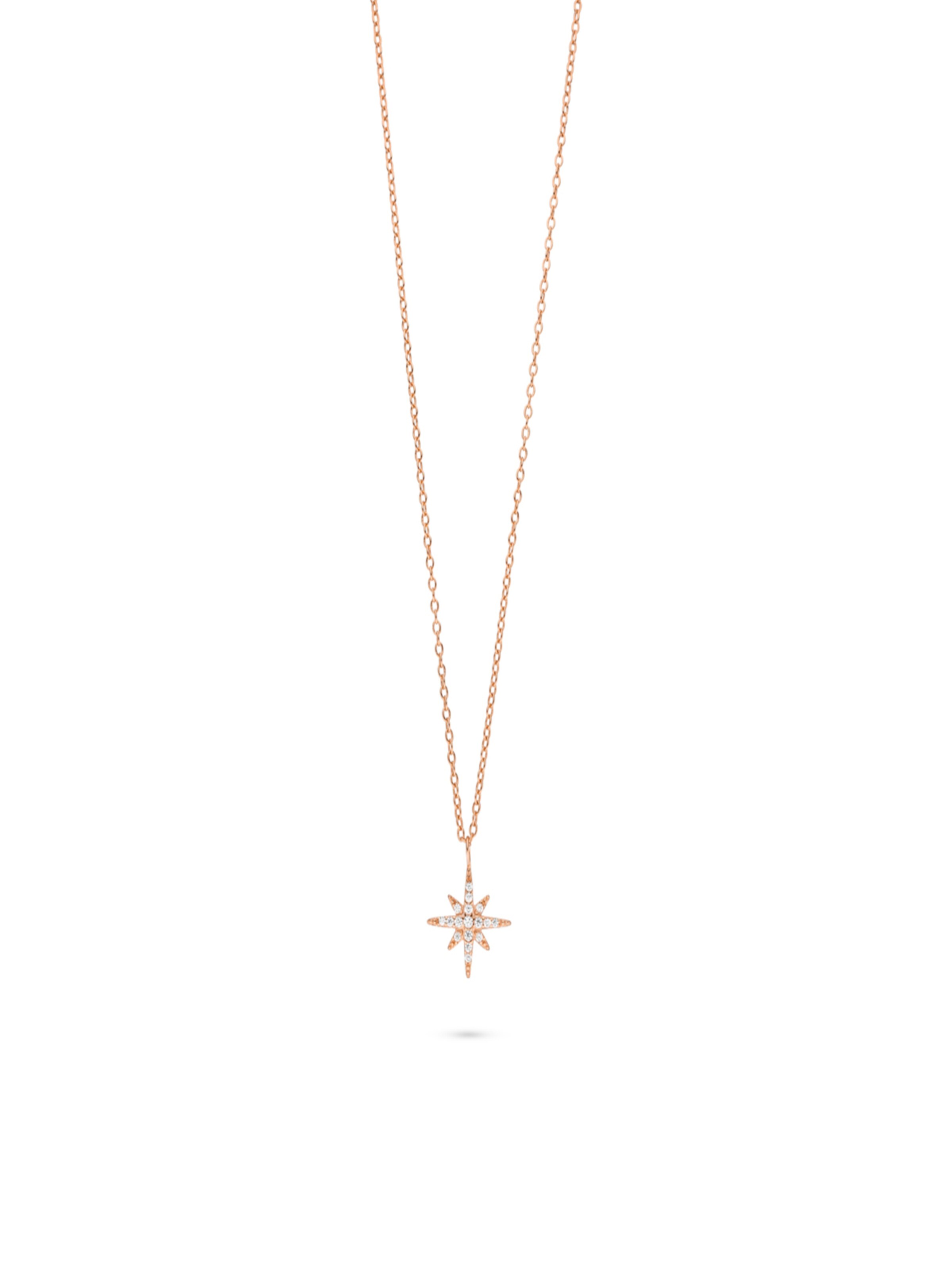 Fiocco Jewelry Necklace 'Luna' in Gold: front