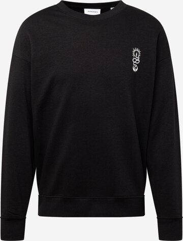 JACK & JONES Sweatshirt 'HEKTOR' in Schwarz: predná strana