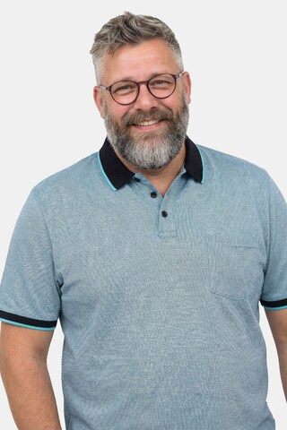 Men Plus Shirt in Blauw