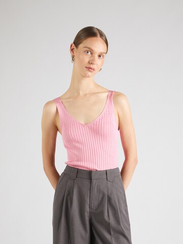 Top in maglia di Marks & Spencer in rosa: frontale