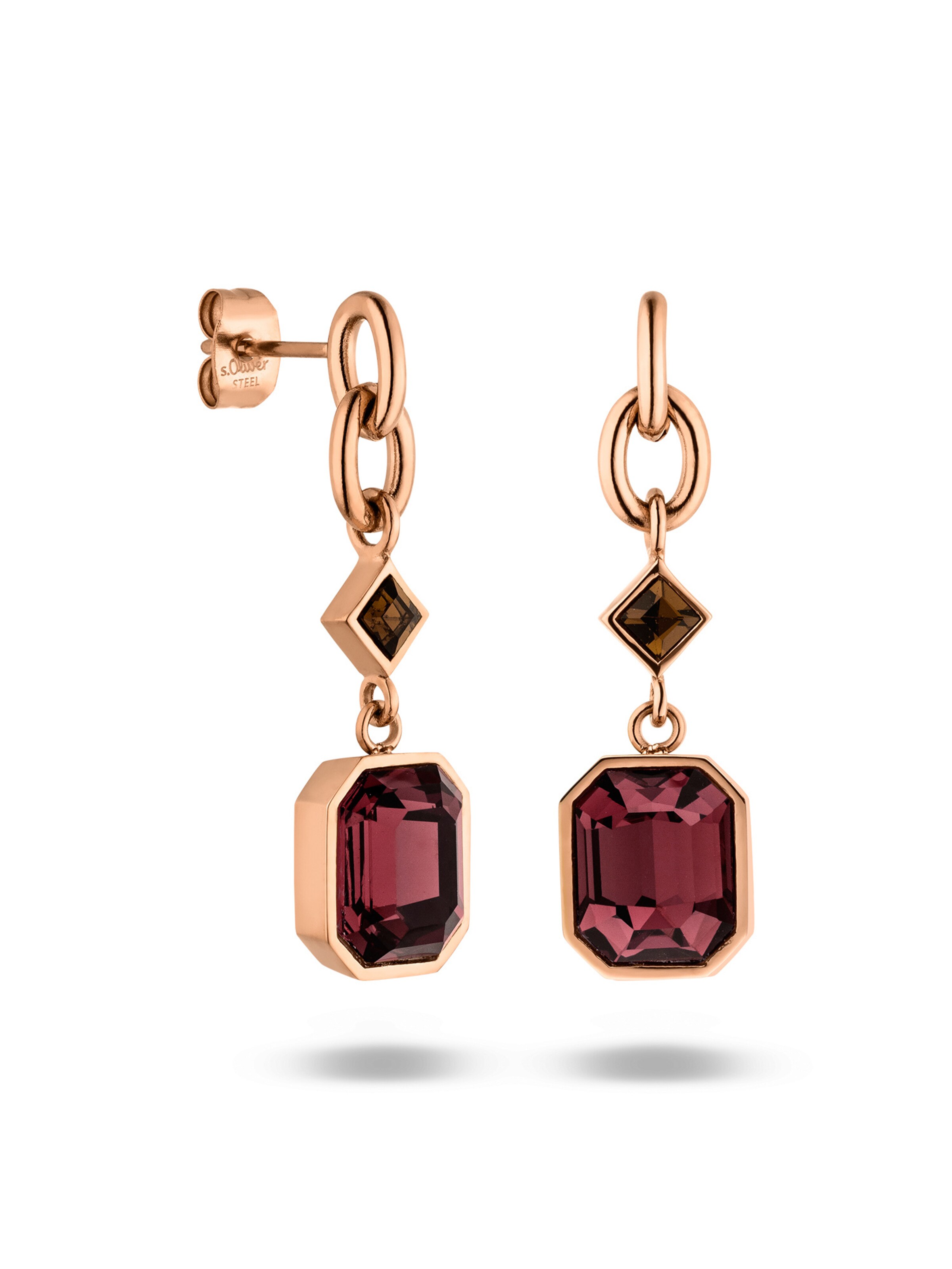 s.Oliver Earrings in Red