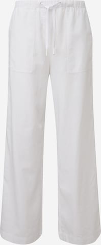 comma casual identity Wide leg Pants in White: front