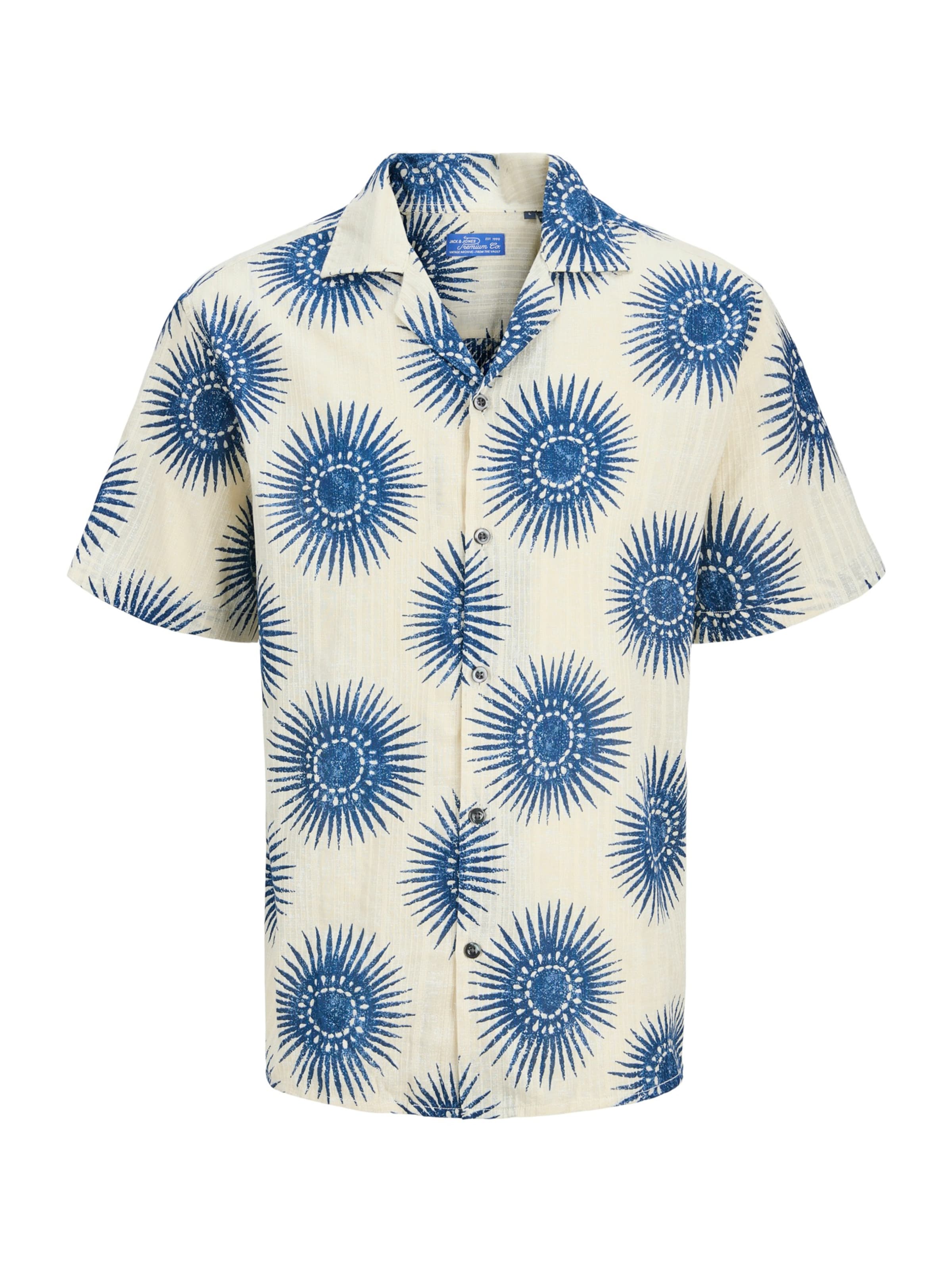 Jack & Jones Premium Классический крой Рубашка 'JPRBLUBILBAO' в Бежевый: спереди