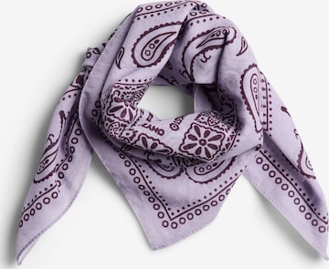 Foulard di PIECES in lilla: frontale