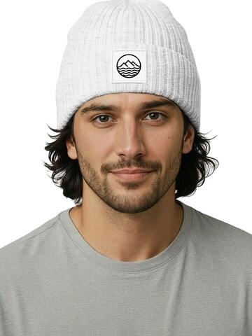 Neverless Beanie 'Mountain' in Grey