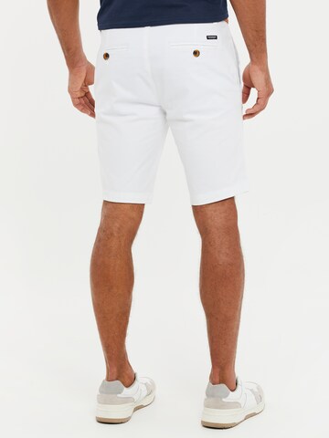 Slimfit Pantaloni 'Conta' di Threadbare in bianco