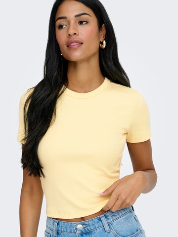ONLY Koszulka 'ONLVAL' w kolorze żółty